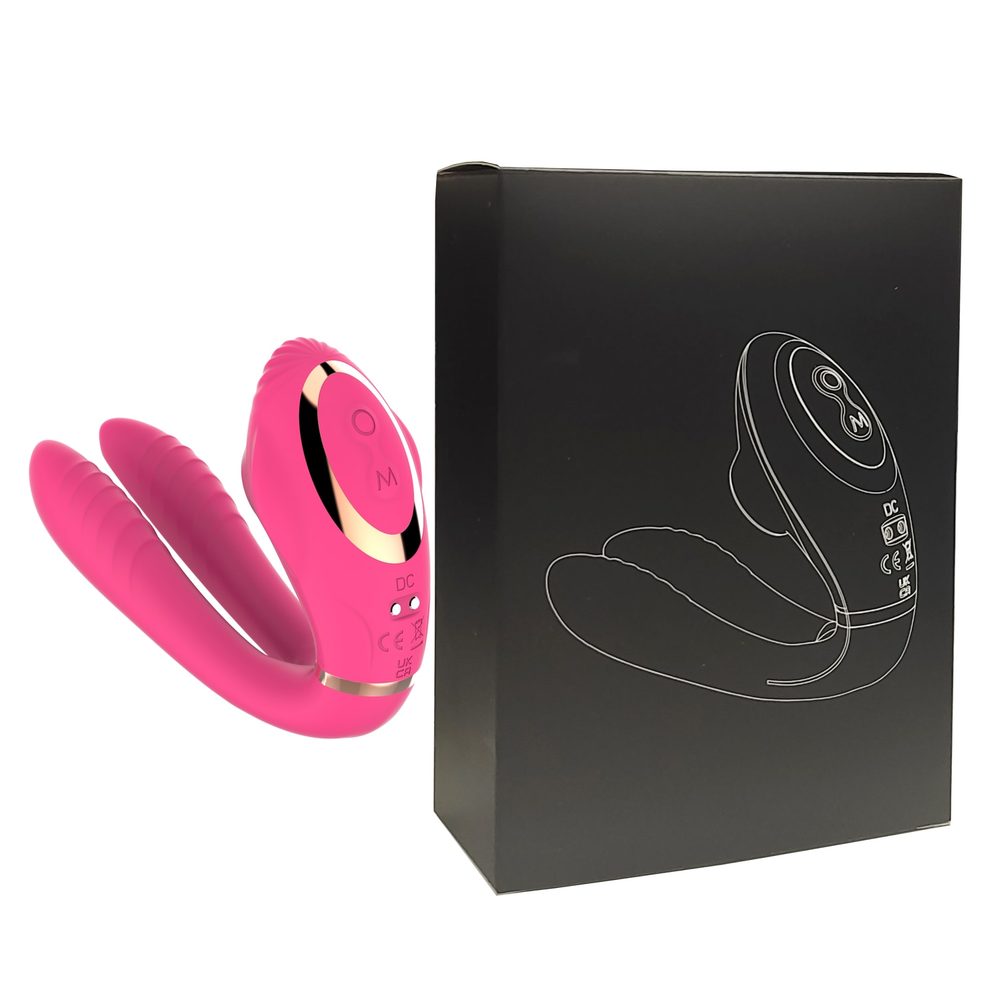 App-Controlled Couples Vibrator – U-Shaped Tapping Dual Stimulation — image 9