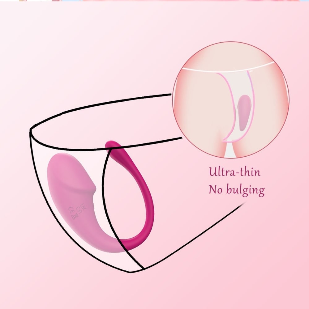 App Controlled Wearable Couples Vibrator – 10 Modes, U-Shape — image 2