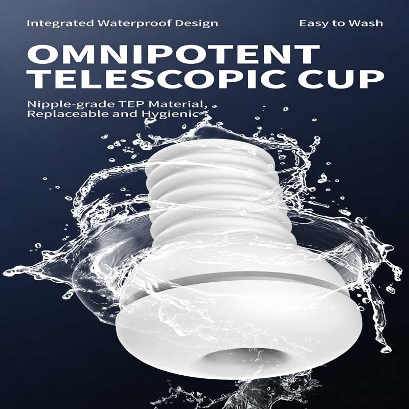 Automatic Masturbator Cup – Sleeve & Twin Grips — image 2