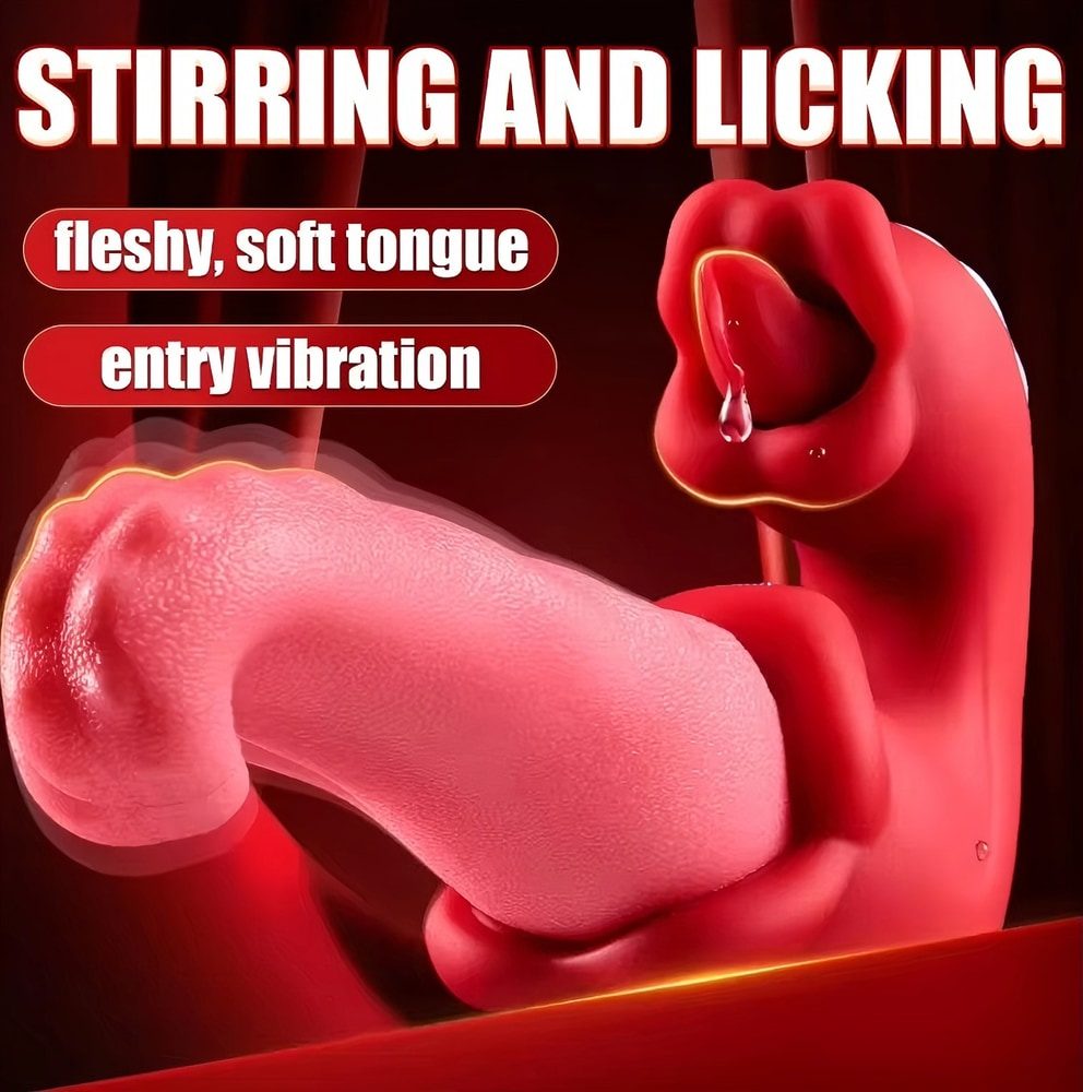 Double-Tongue Licking Vibrator – 3 in 1 Clit, G-Spot & Nipple — image 9