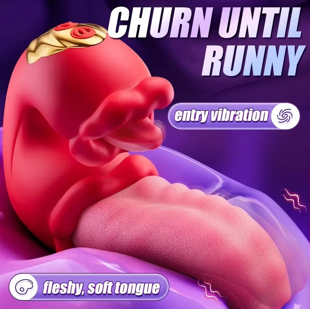 Double-Tongue Licking Vibrator – 3 in 1 Clit, G-Spot & Nipple — image 12