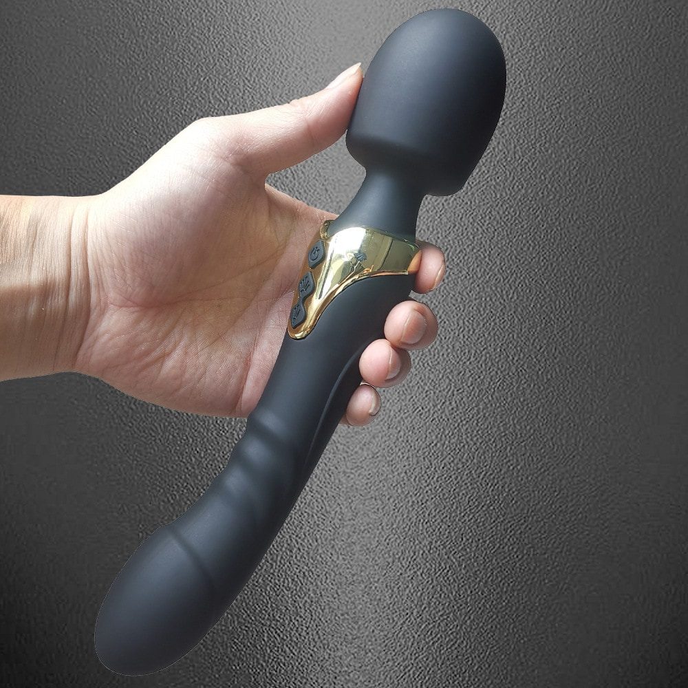 Dual-Head Wand Vibrator – 2-in-1 G-Spot Wand