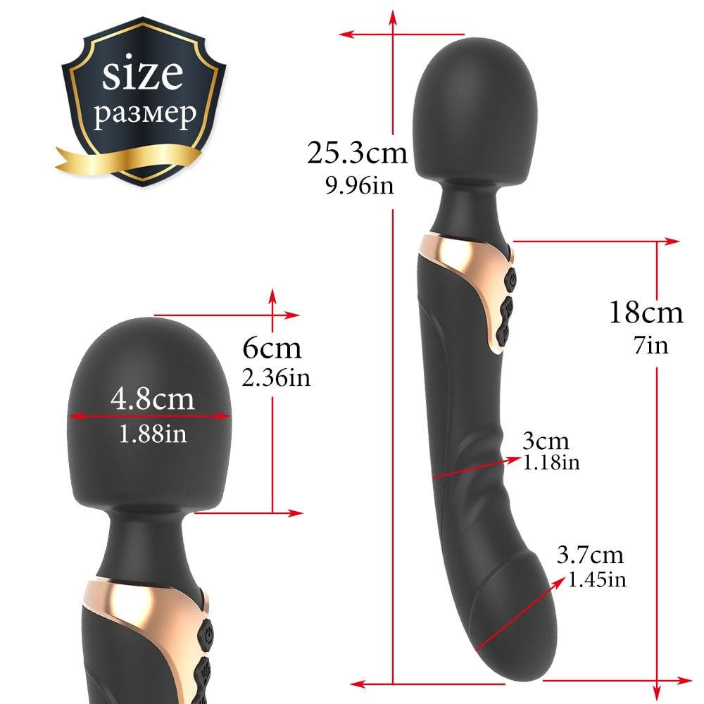 Dual-Head Wand Vibrator – 2-in-1 G-Spot Wand — image 6