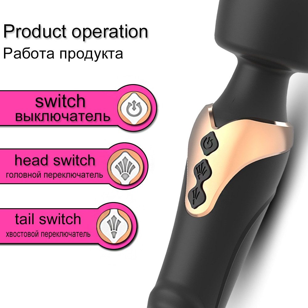Dual-Head Wand Vibrator – 2-in-1 G-Spot Wand — image 7