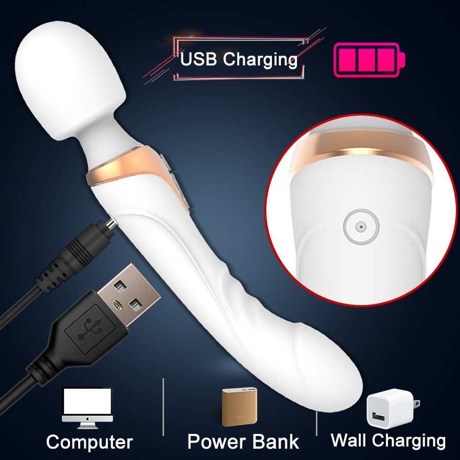 Dual-Head Wand Vibrator – 2-in-1 G-Spot Wand — image 11