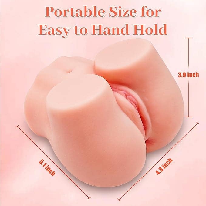 Dual Hole Butt Masturbator – Portable Dual Channel Hip — image 9