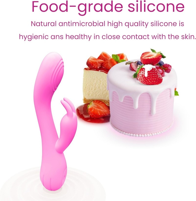 Dual Motor Rabbit Vibrator – 18.6 cm Pink G-Spot — image 8