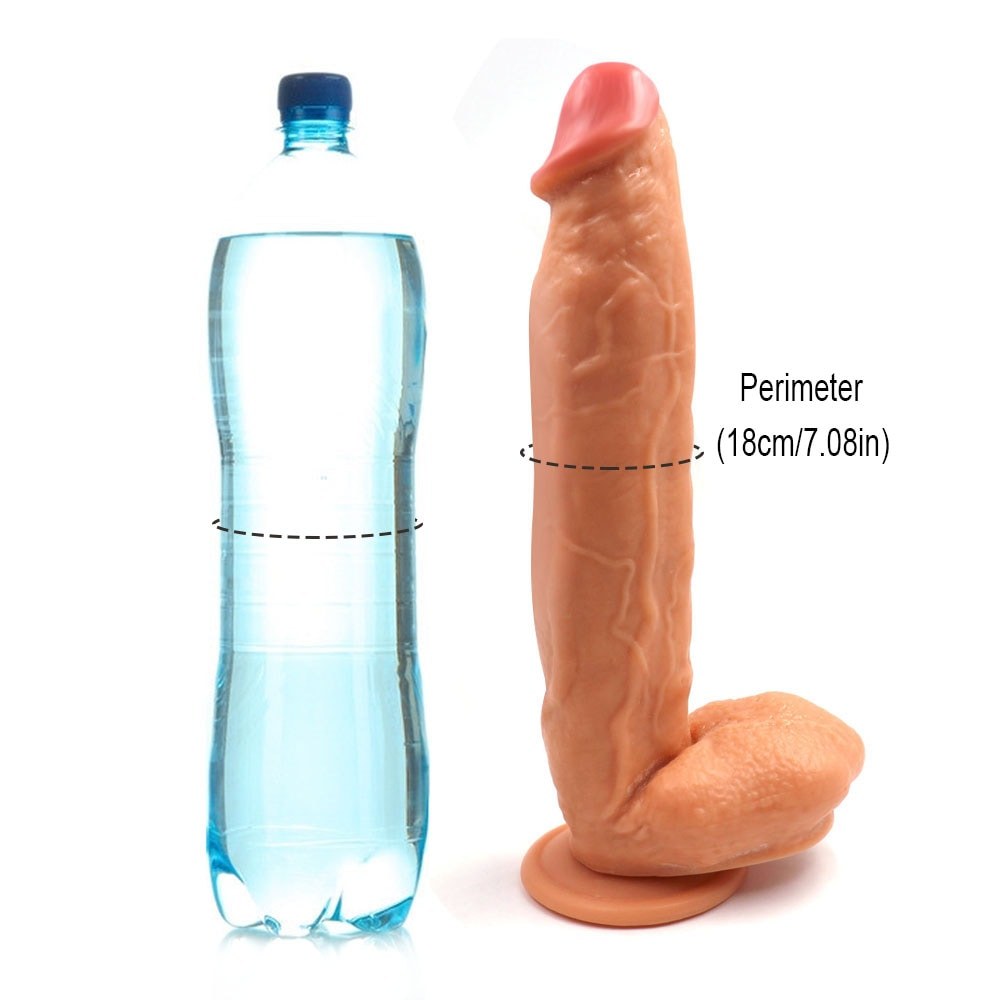 Huge Realistic Dildo – 30 cm XL, 18 cm Girth — image 4