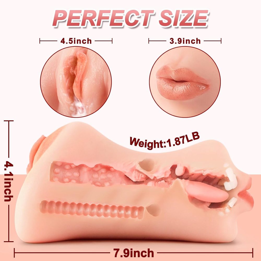 Lifelike Deep Throat Stroker — image 11