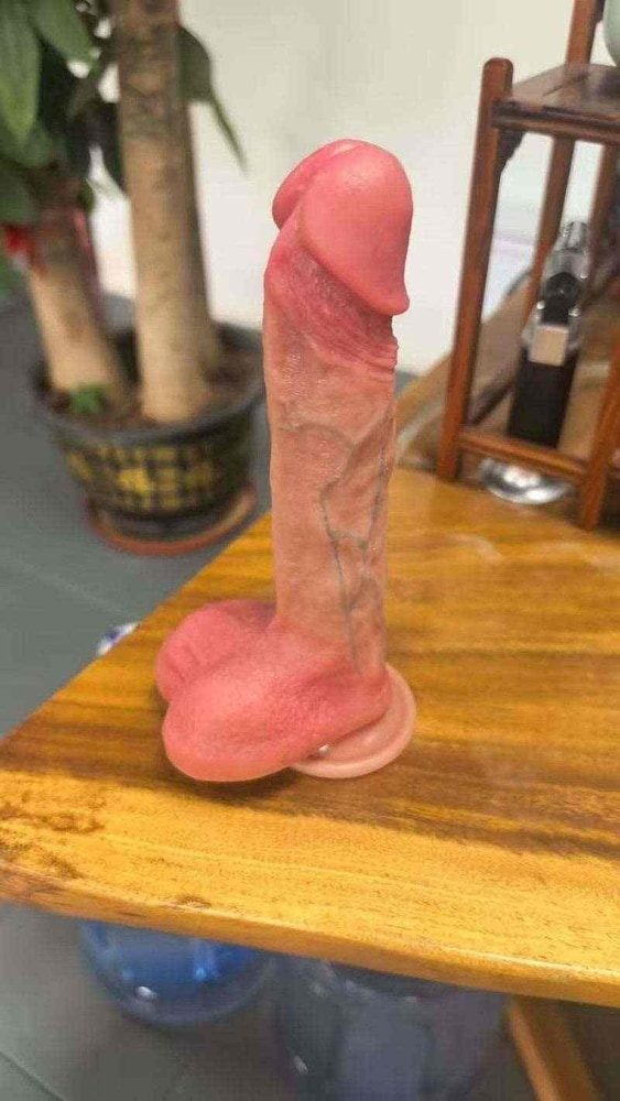 Liquid Silicone Realistic Dildo – 17 cm Bendable Suction Cup Dildo — image 7