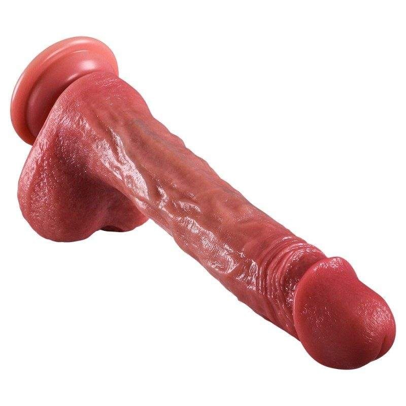 Liquid Silicone Realistic Dildo – 17 cm Bendable Suction Cup Dildo — image 10