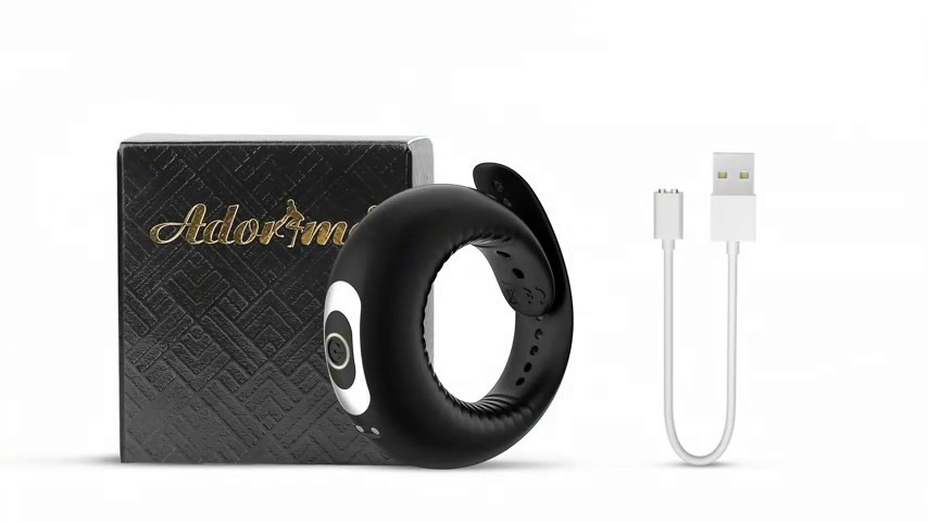 Magnetic Vibrating Cock Ring – 45 mm, 10 Modes — image 4