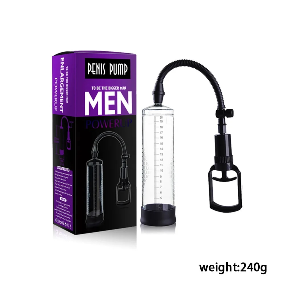 Manual Vacuum Penis Pump – 20-Step, 3 Rings