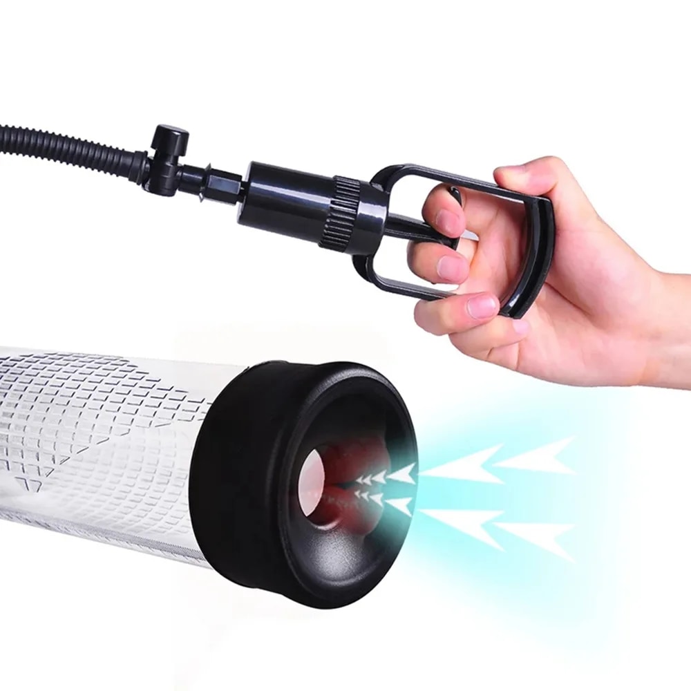 Manual Vacuum Penis Pump – 20-Step, 3 Rings — image 8