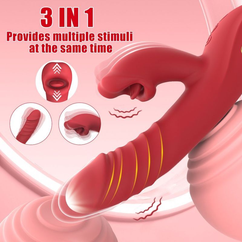 Red Lips Rabbit Vibrator