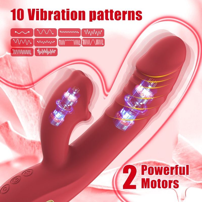 Red Lips Rabbit Vibrator — image 5
