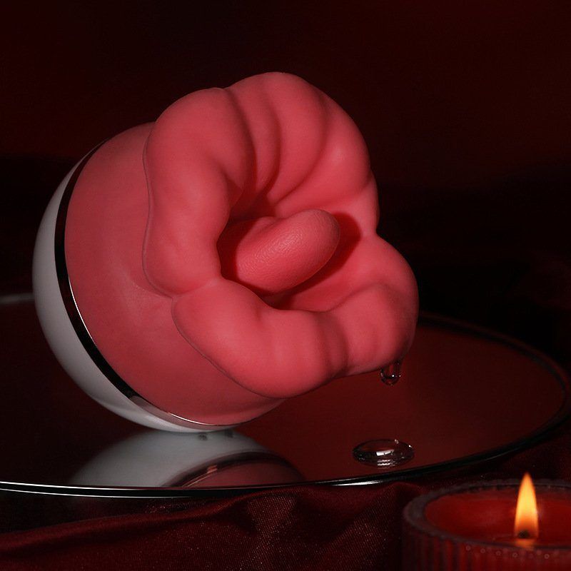 Red Lips Rose Vibrator — image 4