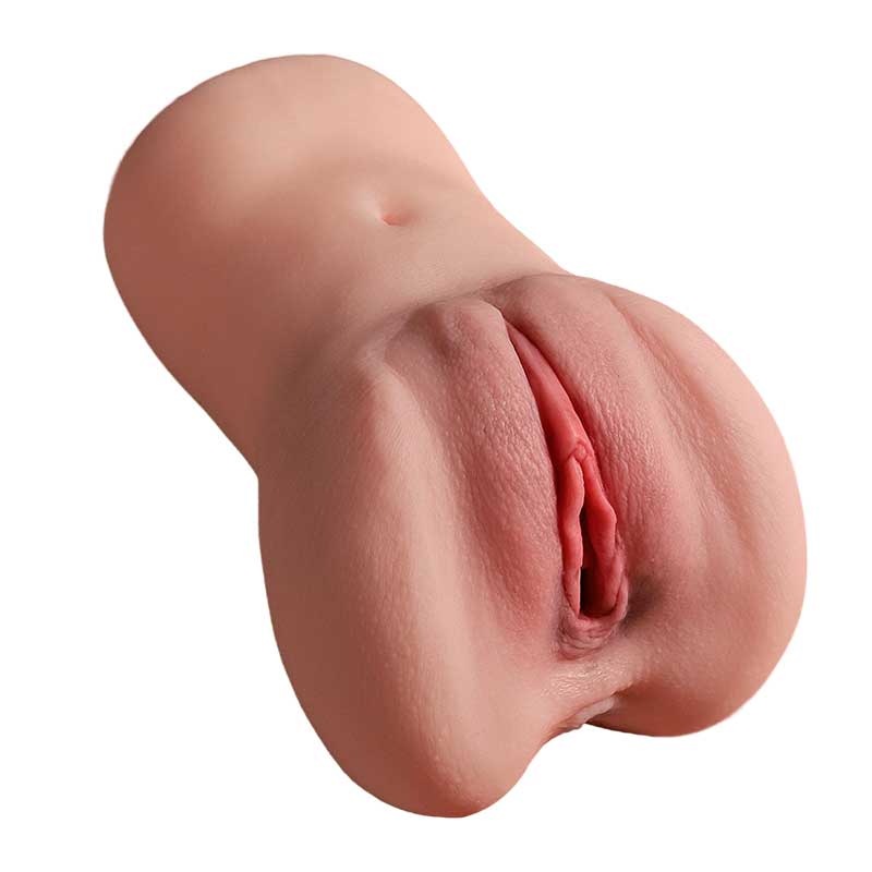 Realistic Compact Onahole – 18cm Flesh-Tone Male Masturbator