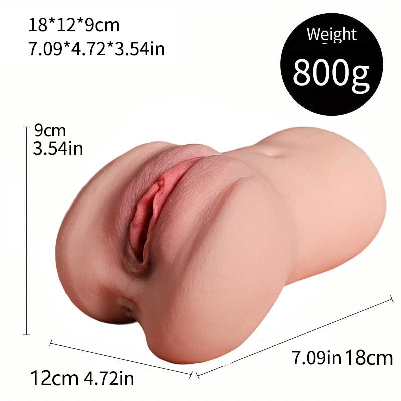 Realistic Compact Onahole – 18cm Flesh-Tone Male Masturbator — image 5