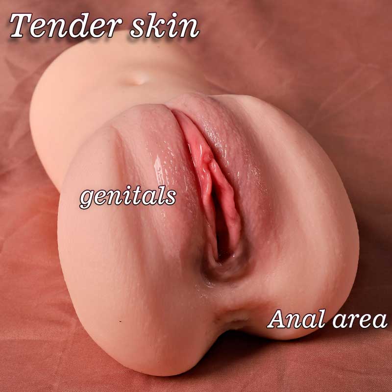 Realistic Compact Onahole – 18cm Flesh-Tone Male Masturbator — image 7