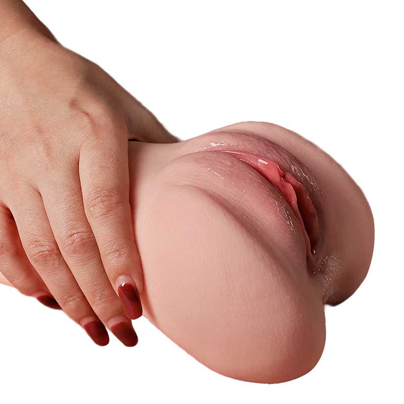 Realistic Compact Onahole – 18cm Flesh-Tone Male Masturbator — image 9
