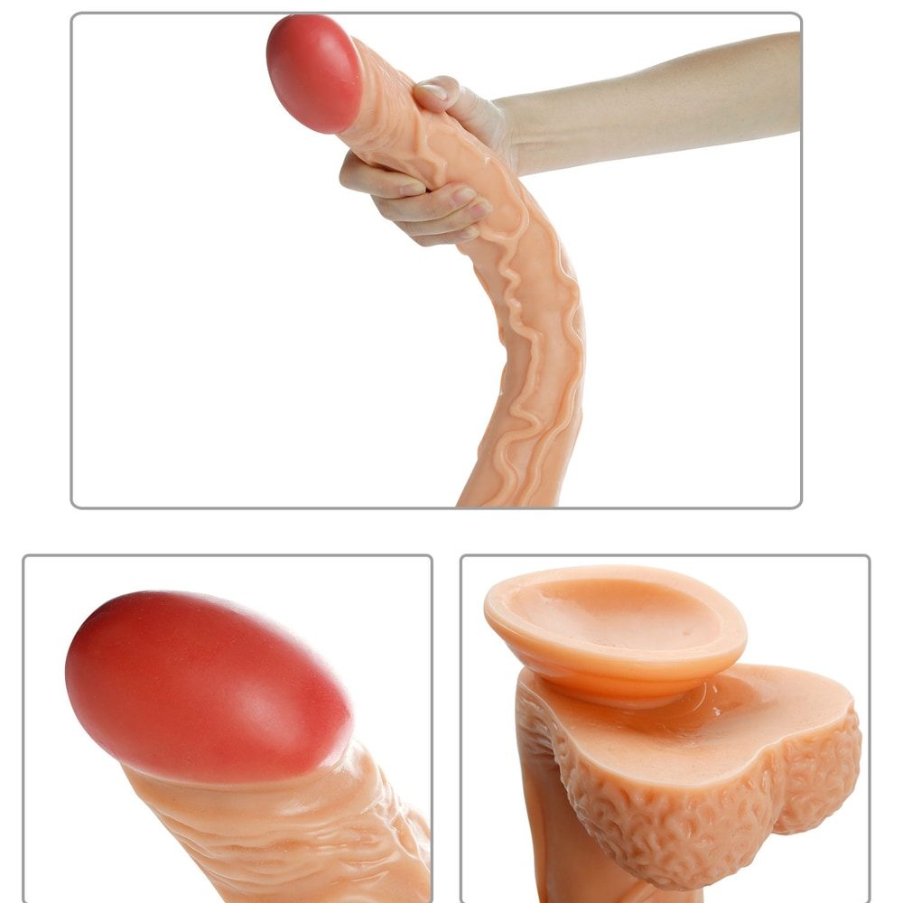 Realistic Dildo – 41 cm Soft TPE — image 5