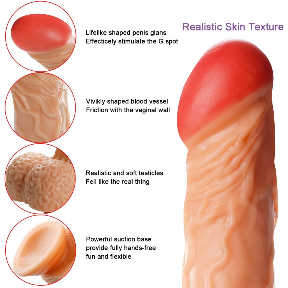 Realistic Dildo – 41 cm Soft TPE — image 7