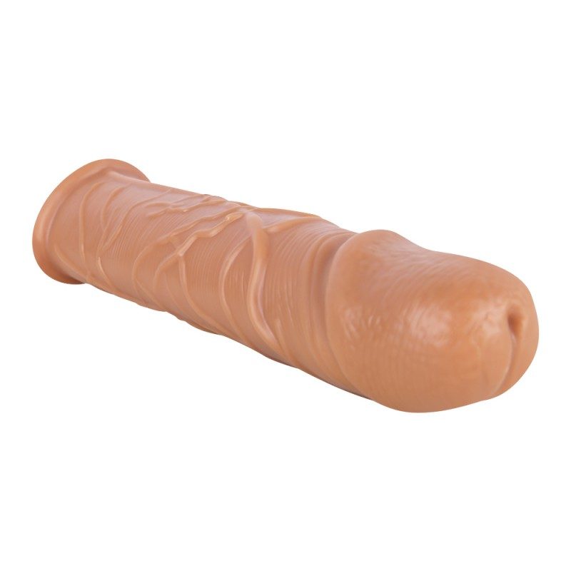 Realistic Penis Sleeve – 18 cm Hollow Flesh-Tone — image 7