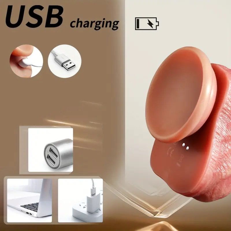 Remote Control Realistic Dildo – Vibrating Suction Cup, 29 cm — image 6