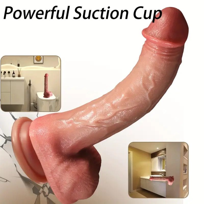 Remote Control Realistic Dildo – Vibrating Suction Cup, 29 cm — image 7