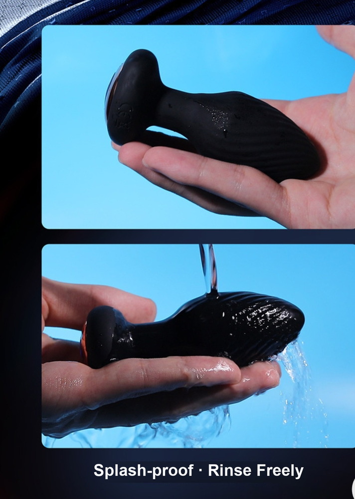 360° Rotating Remote Control Anal Plug – 97 mm — image 4