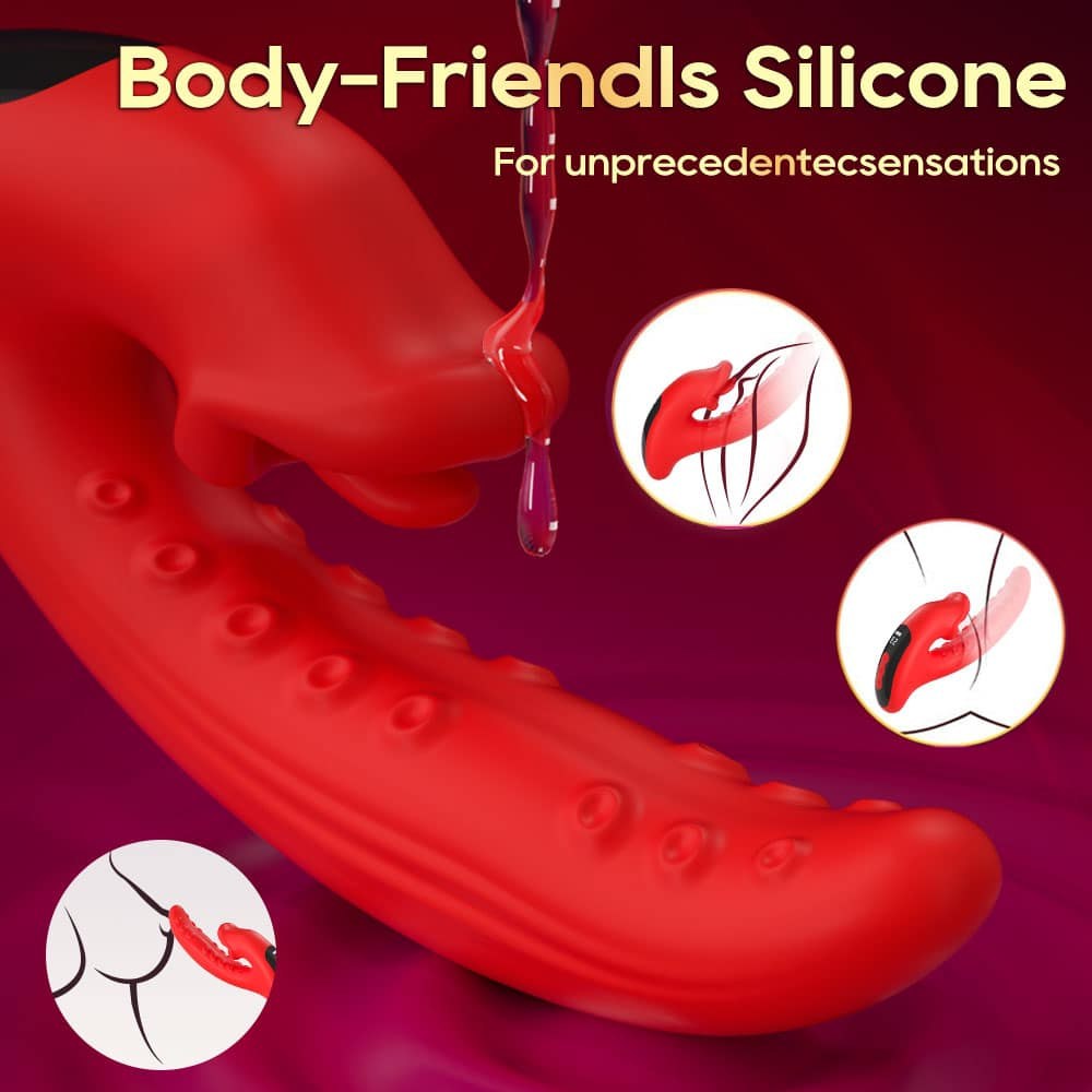 Tongue-Licking Vibrator – 10 Modes, Dual Tip — image 5