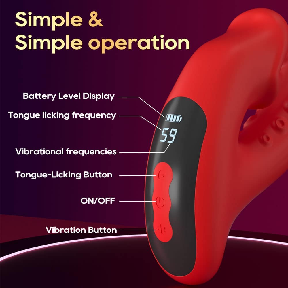 Tongue-Licking Vibrator – 10 Modes, Dual Tip — image 9