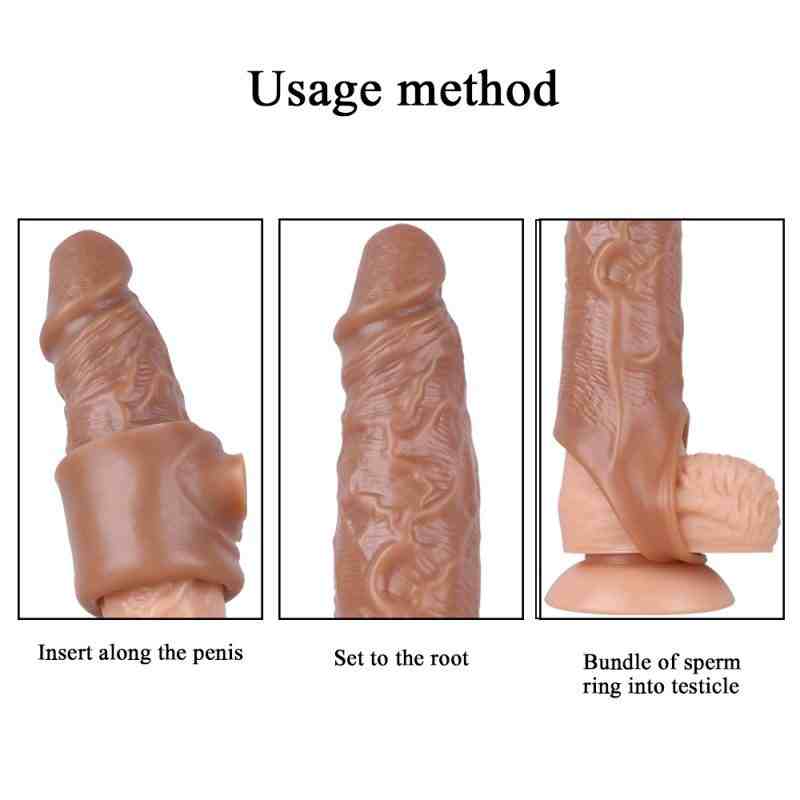 Veined Penis Extension Sleeve – 16 cm, 65 g — image 6
