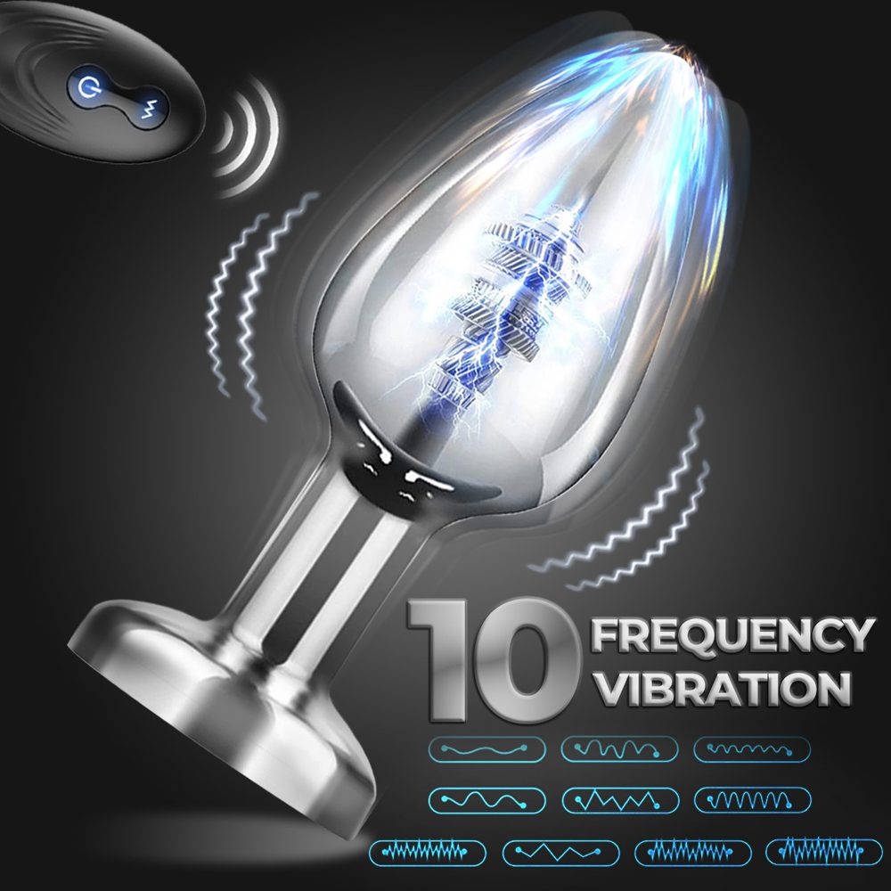 Vibrating Metal Anal Plug – Remote Control — image 5