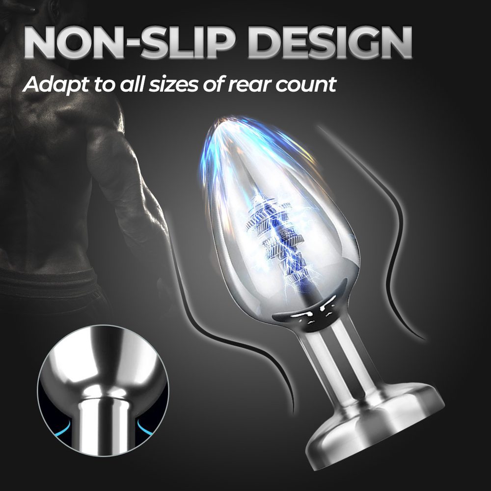 Vibrating Metal Anal Plug – Remote Control — image 6