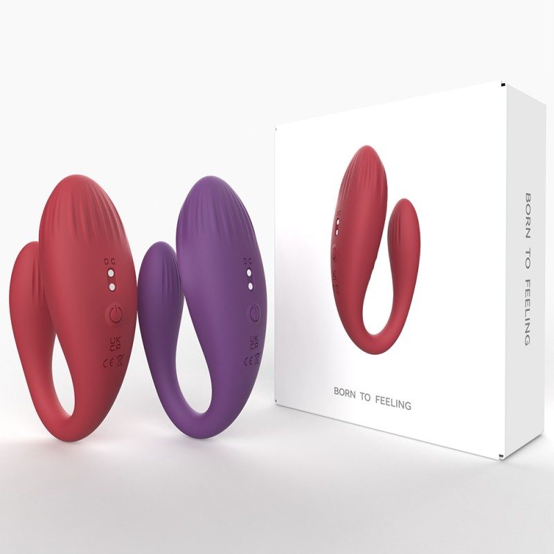 U-Shaped Couples Vibrator – Wearable Silicone, App Control